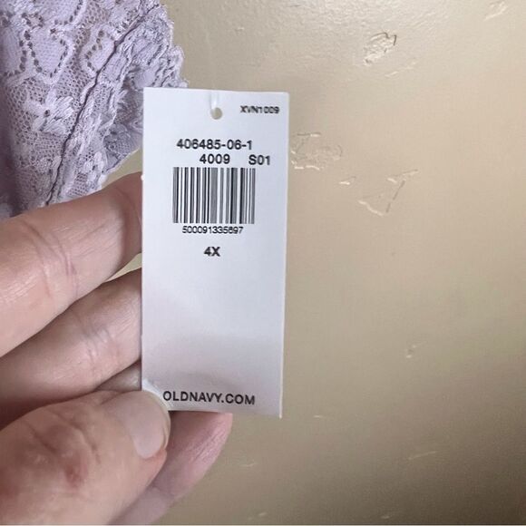 NWT Old Navy Womens Lace Coquette Bra Bralette Size 4X Lavender Medium Support - Picture 5 of 5